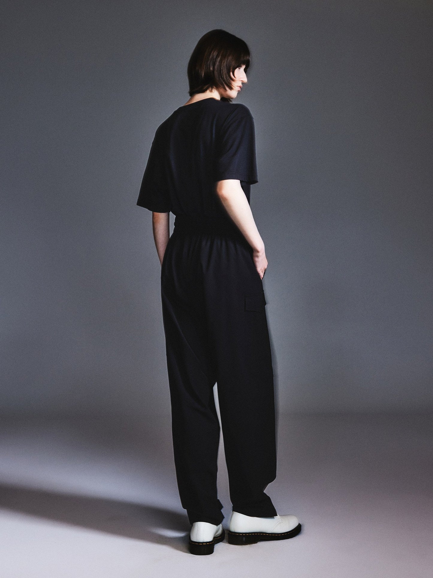 Machine Washable Wool Blend Unisex Straight Leg Pants