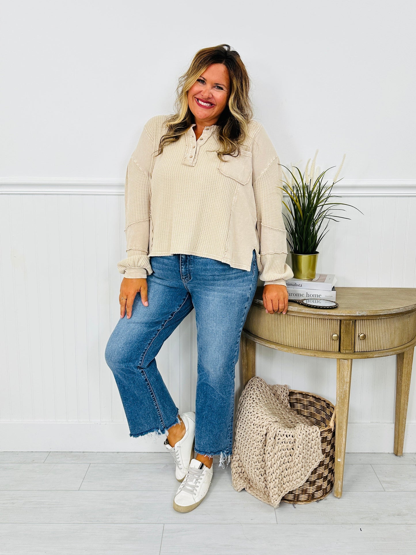 Come Out On Top Cropped Jeans