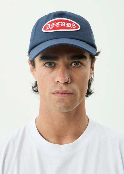 AFENDS Mens Summit - Five Panel Cap - Deep Sea