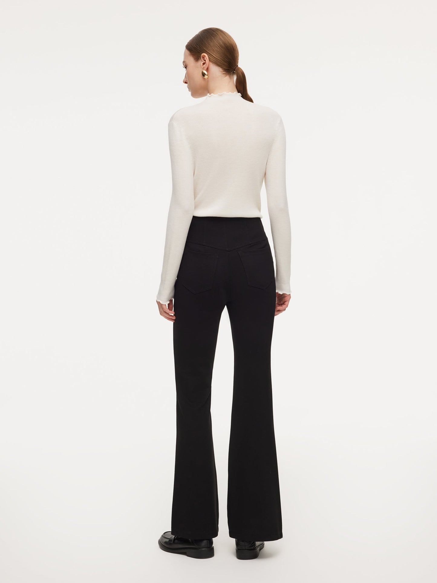 High-Waisted Women Micro-Flared Jeans