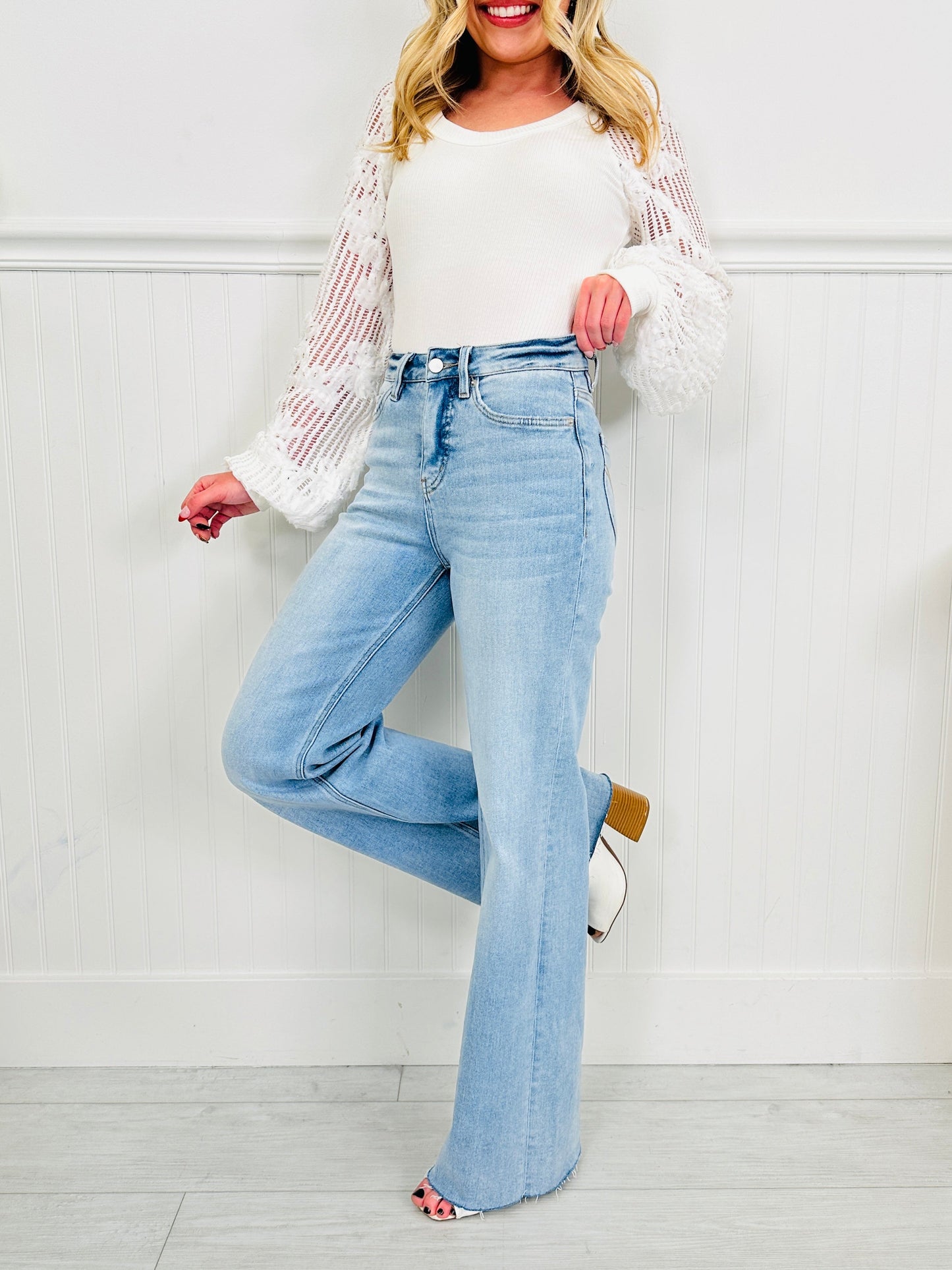 The Next Chapter Tummy Control Wide Leg Jeans