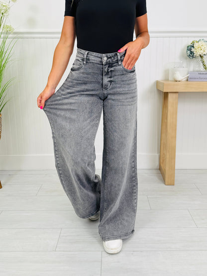 Judy Blue Smoke Show Palazzo Wide Leg Jeans
