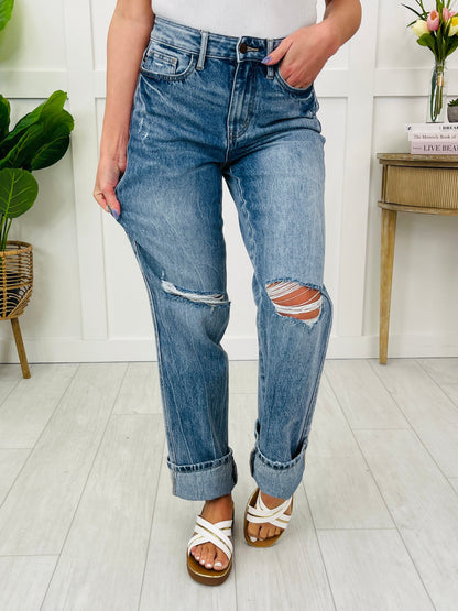 Judy Blue Relaxed and Ready Slim Straight Jeans