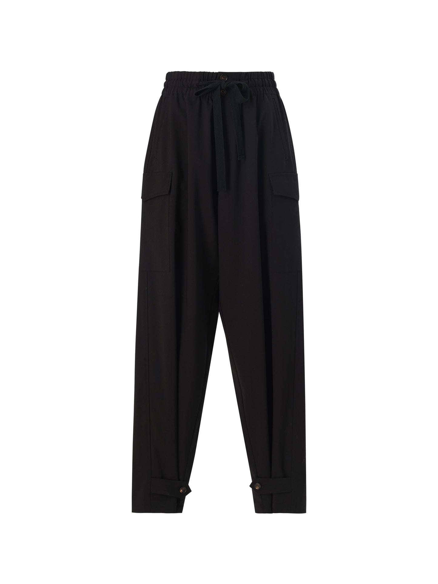 Machine Washable Wool Blend Unisex Straight Leg Pants