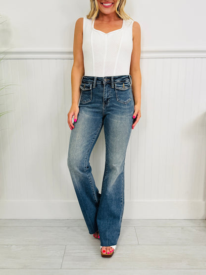 Judy Blue Flare Factor Jeans