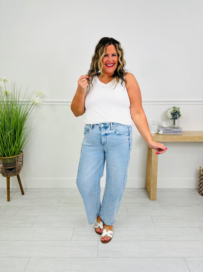 Be Bold Slim Barrel Tummy Control Jeans