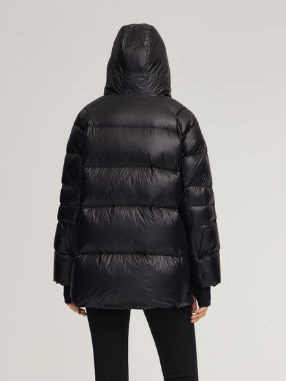Waterproof And Windproof Unisex Hooded Goose Down Jacket