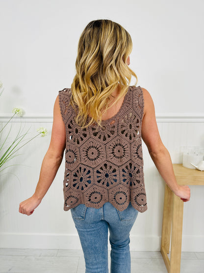 Crochet All Day Top In Multiple Colors