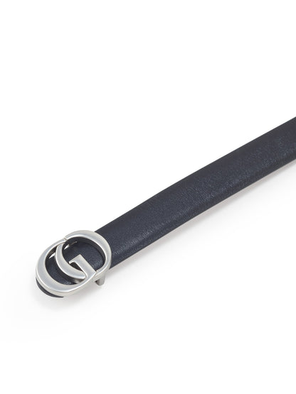 GO Letter Women Leather Belt Size Small