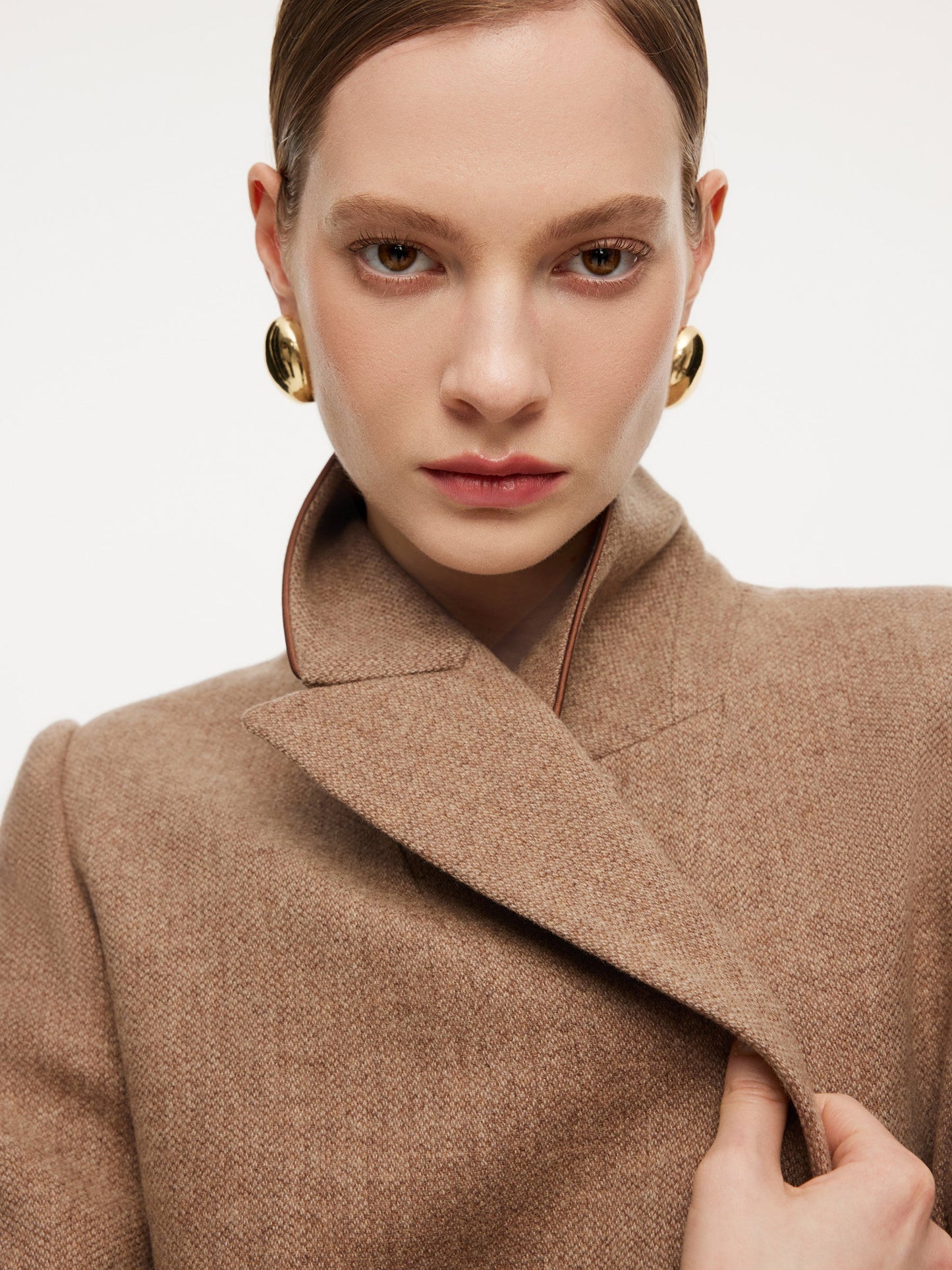 Washable Wool Cashmere Blend Women Overcoat
