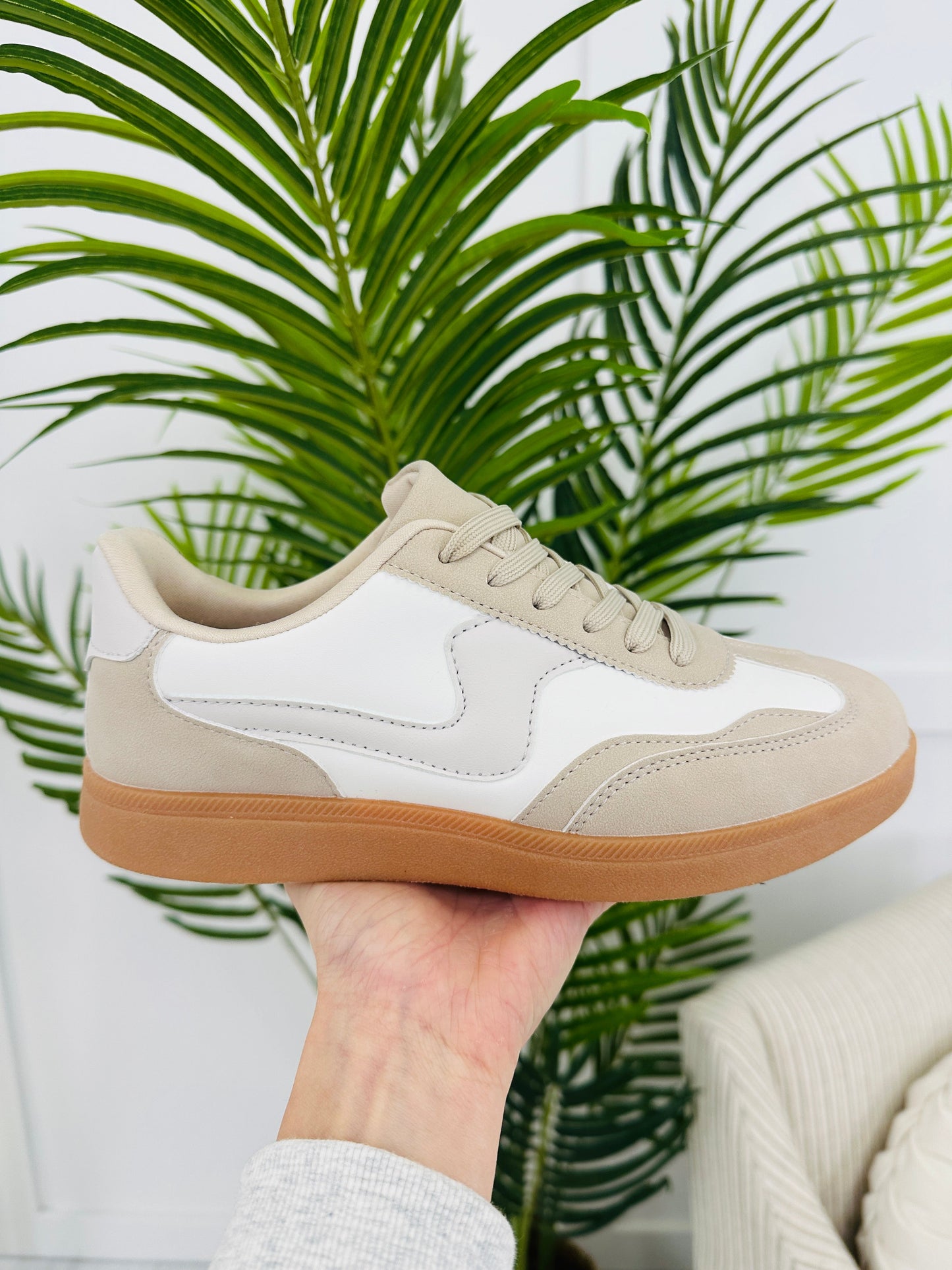 Off The Sidelines Sneakers in Ivory Multi