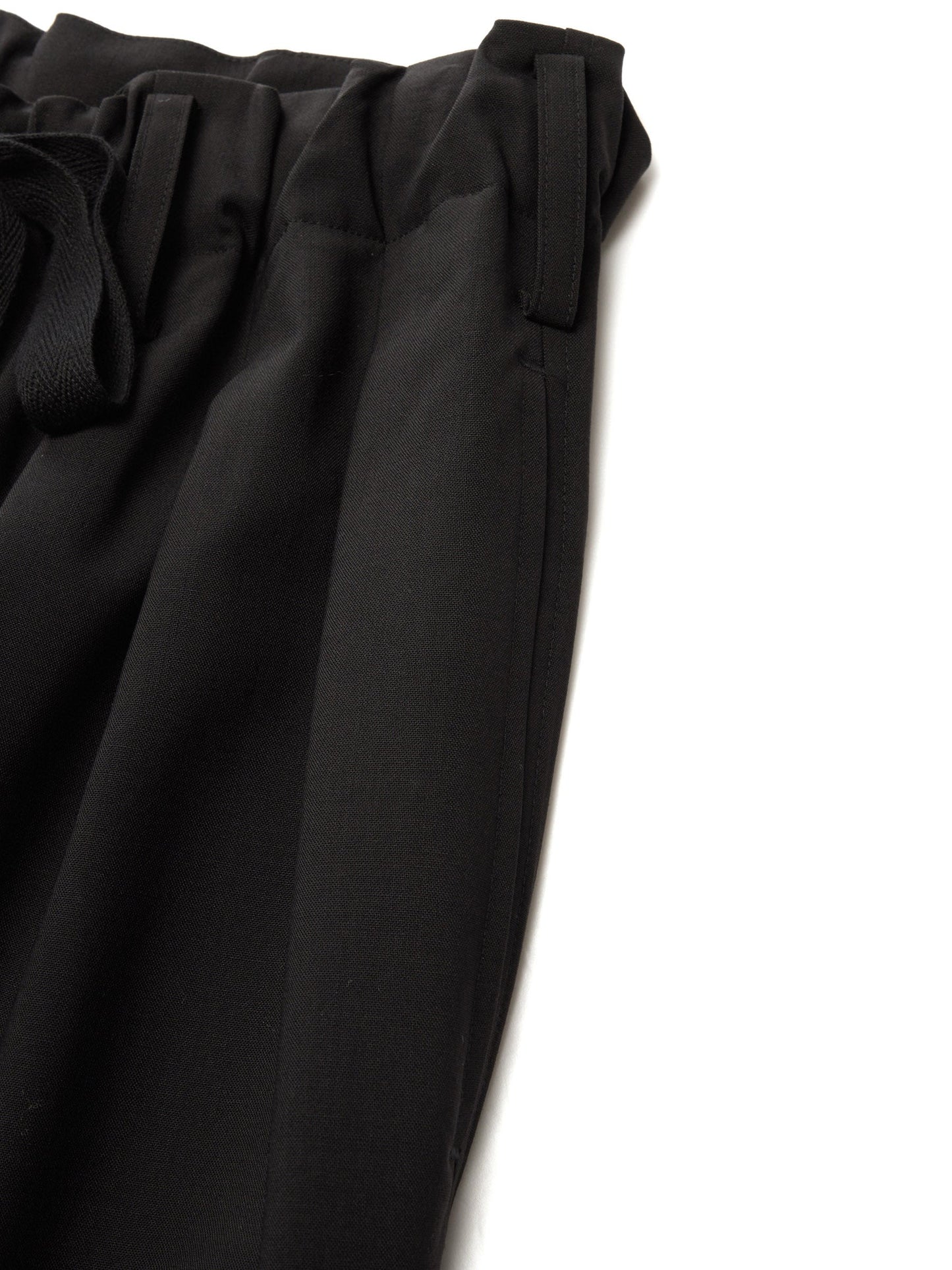 Machine Washable Wool Blend Loose Fit Unisex Barrel Leg Pants