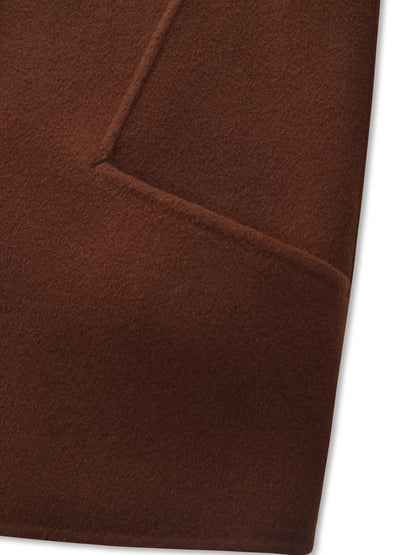 Cashmere Wool Blend Double-Faced Women Cropped Jacket