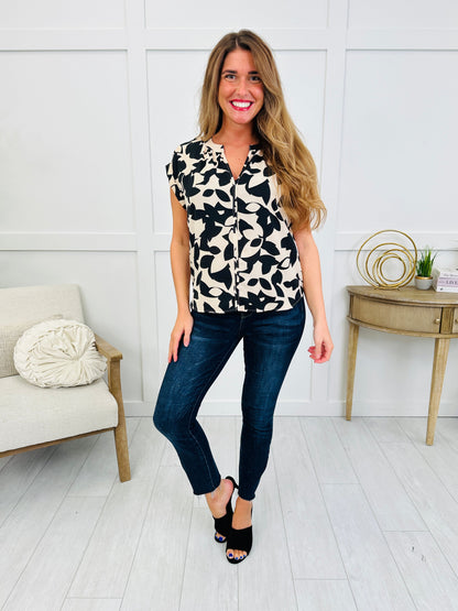 Clean Contrast Top
