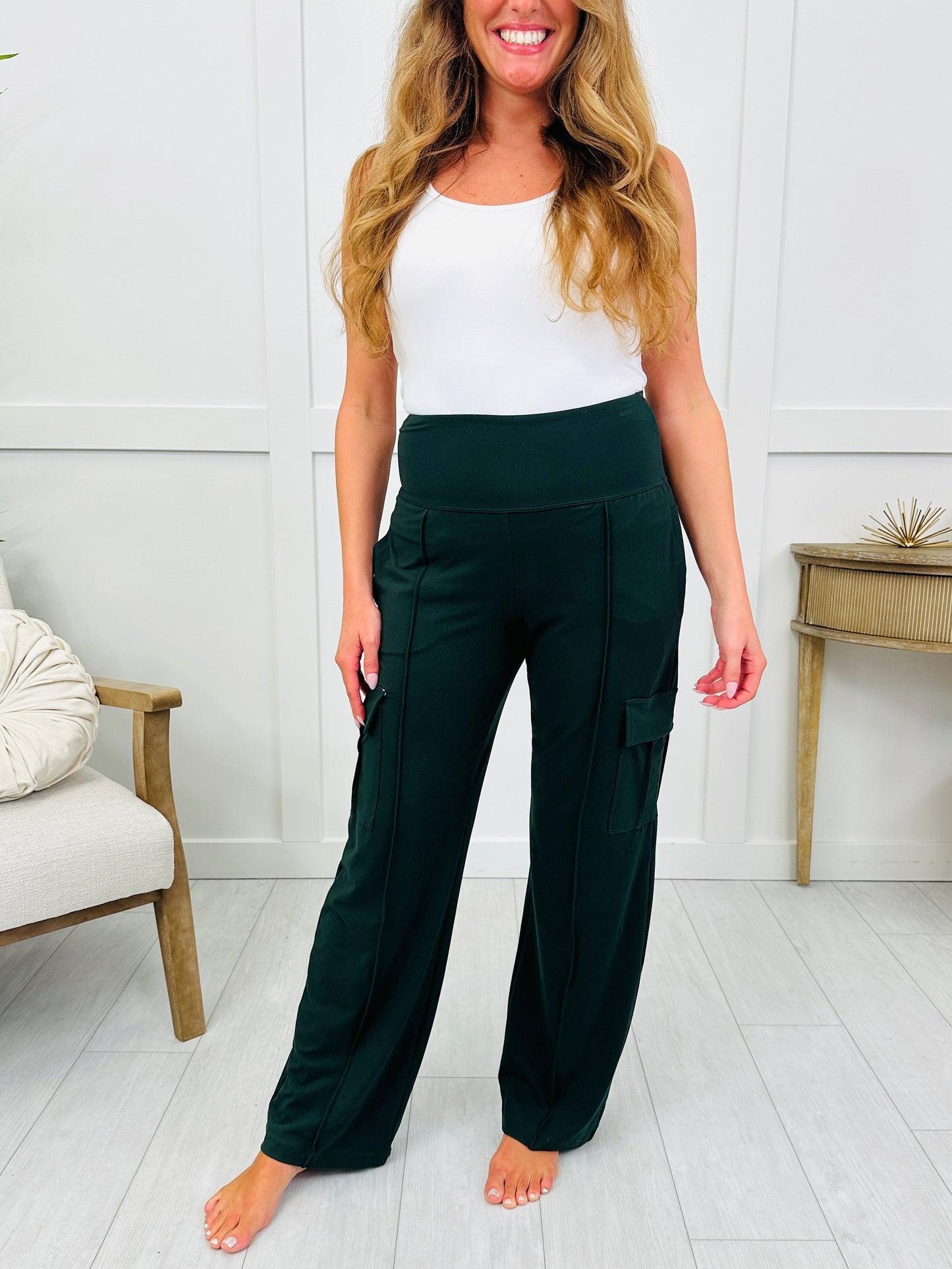 Pocket Full of Plans Pants In Green