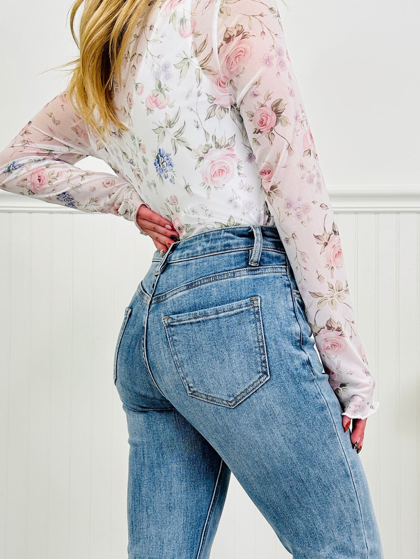 Clean Slate Straight Leg Tummy Control Jeans