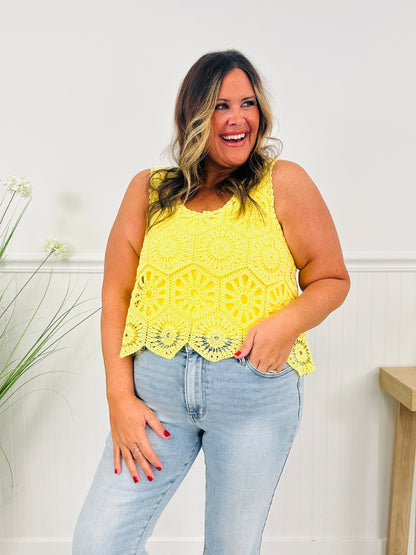 Crochet All Day Top In Multiple Colors