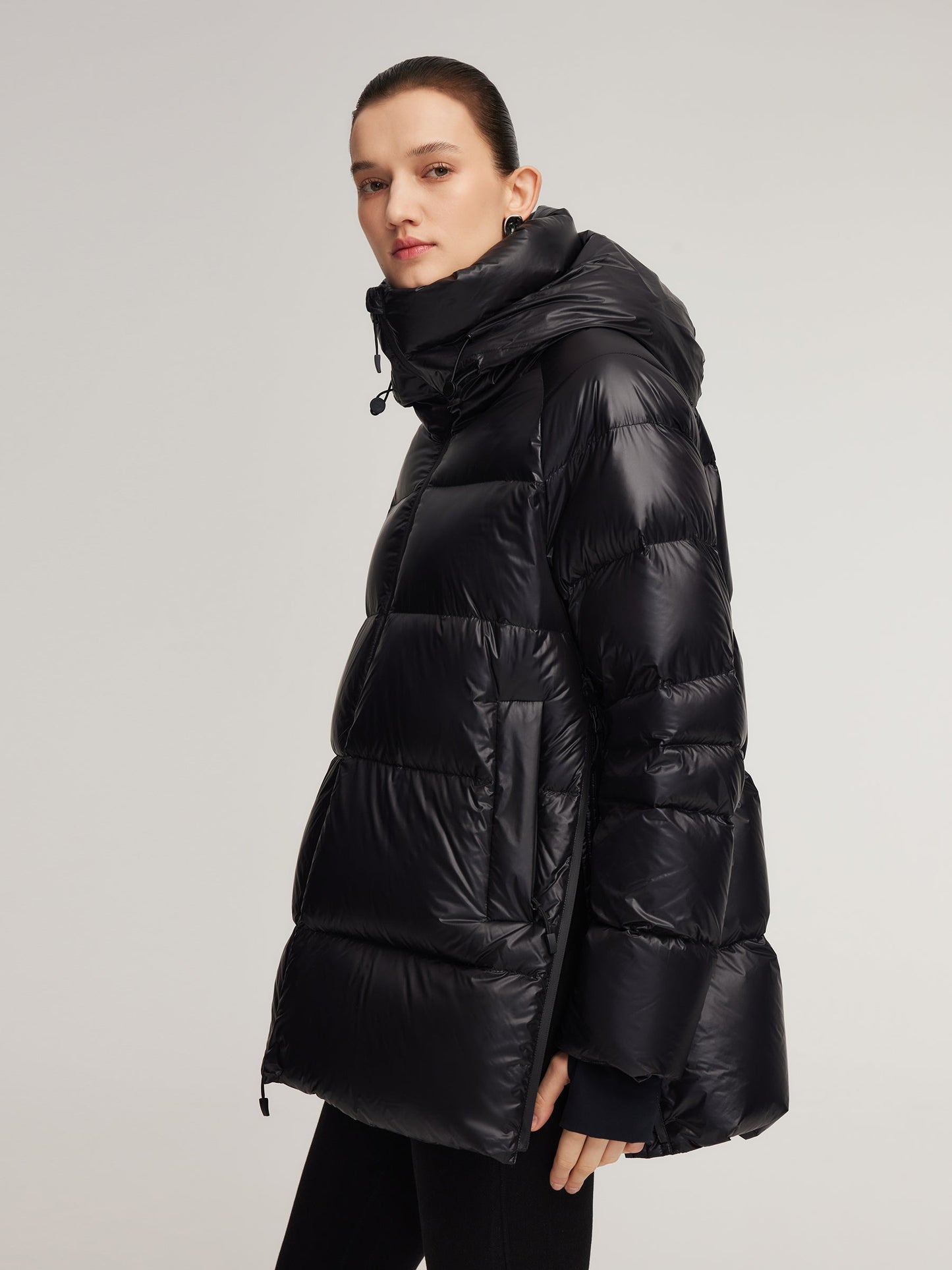 Waterproof And Windproof Unisex Hooded Goose Down Jacket