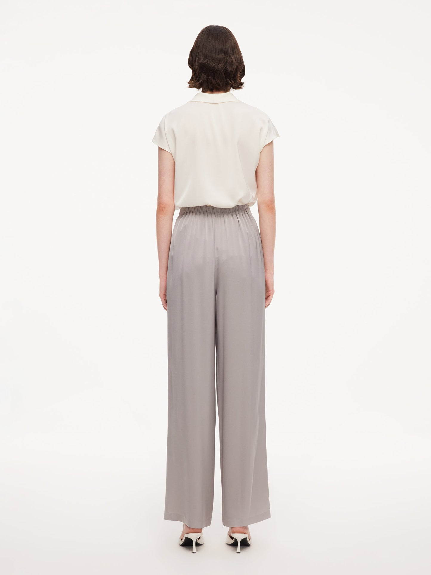 22MM Mulberry Silk Women Straight Leg Pants