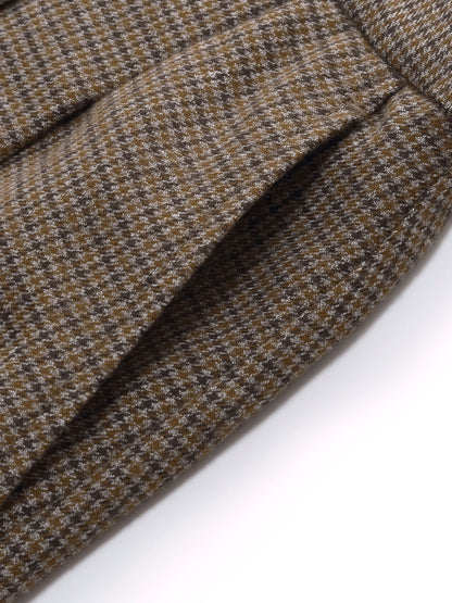 Plaid A-Line Pleated Women Skirt