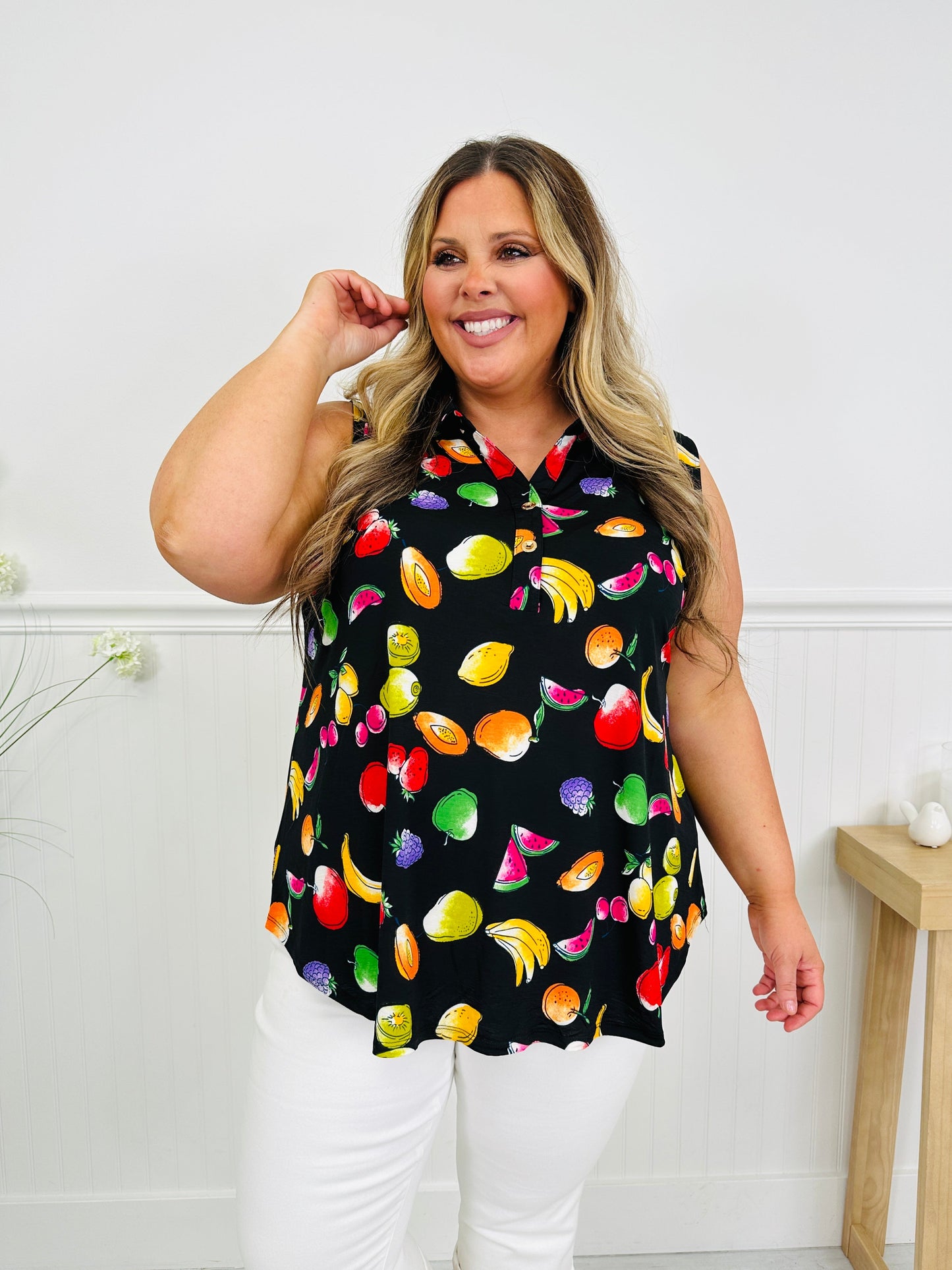 Styled For Summer Tank Top In Tampa Print