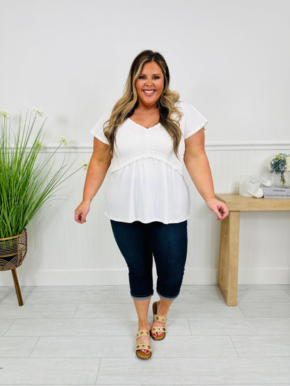 Judy Blue New Beginnings Cuffed Capri Jeans