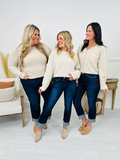 Straight Into Fall Tummy Control Straight Ankle Jeans