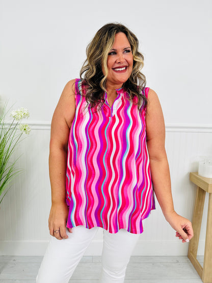Sunshine Energy Top in San Diego Print
