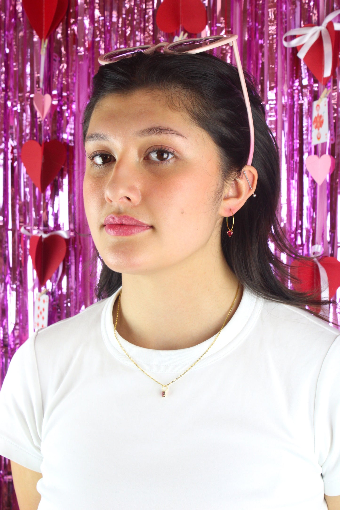 Bejewelled Heart Necklace