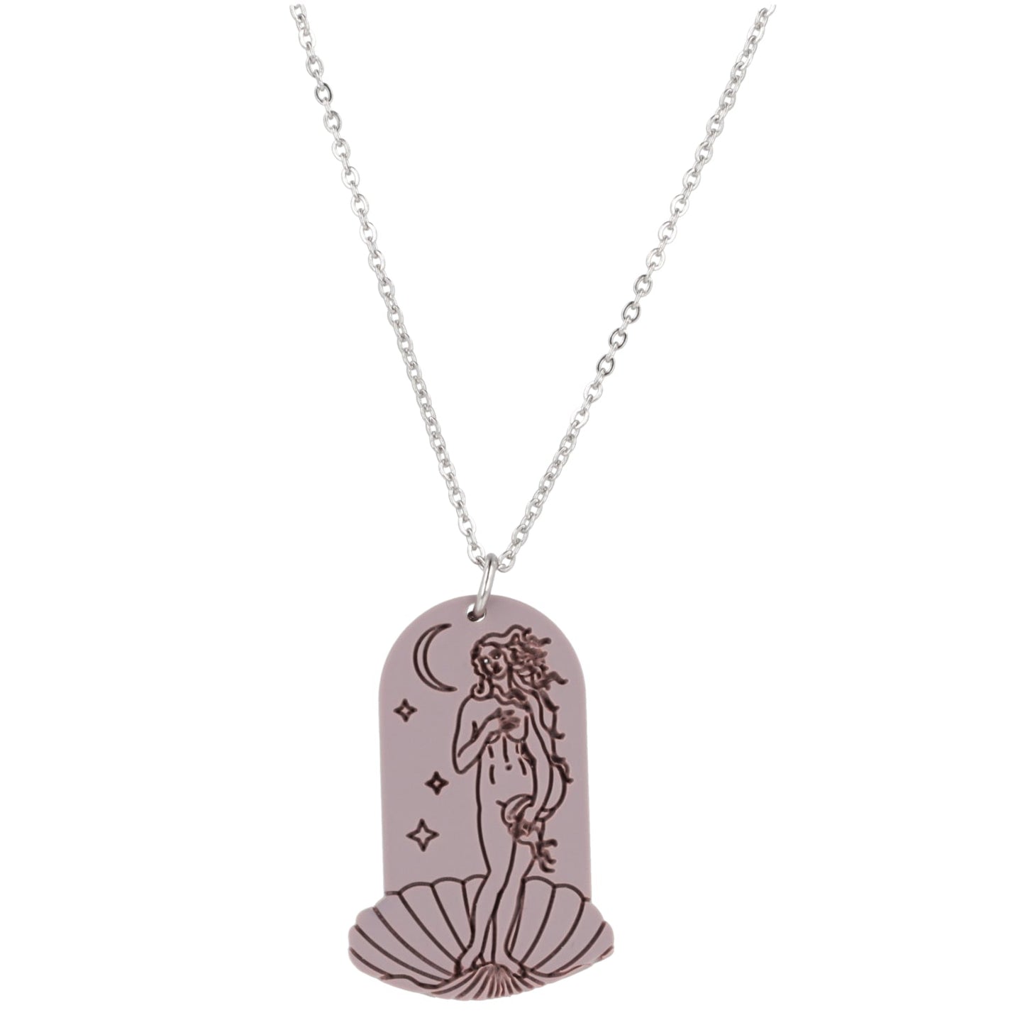 Birth of Venus Arch Necklace - Lavender