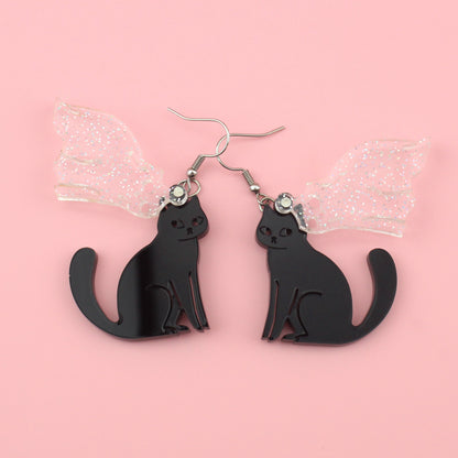 Black Purranormal Cativity Earrings