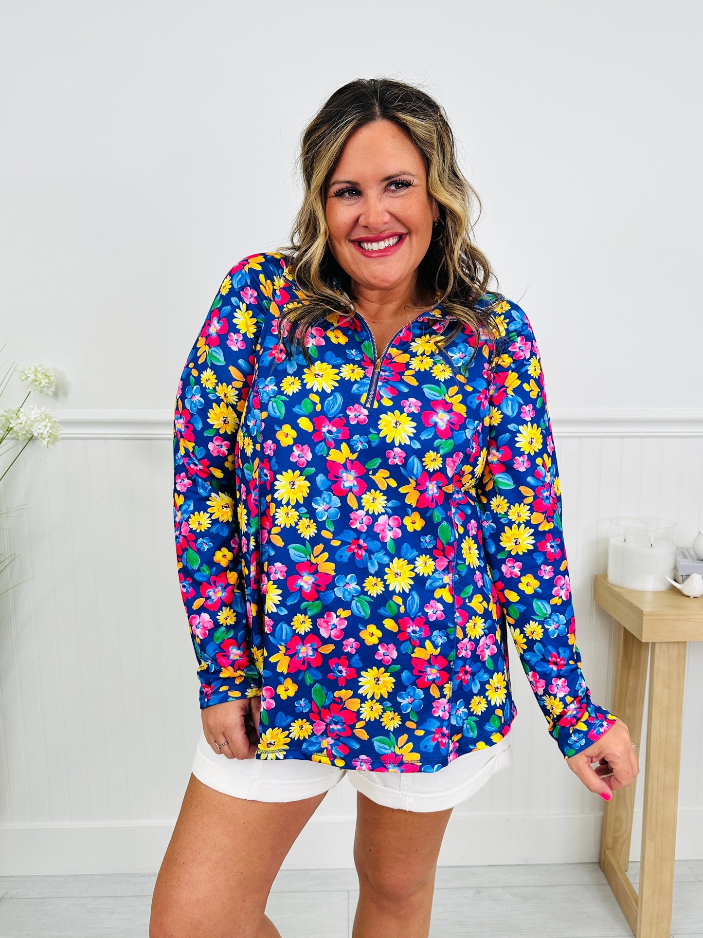 Where Spring Begins Top in Charleston Print