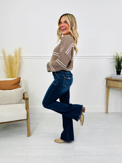 Pocket Goals Tummy Control Bootcut Jeans