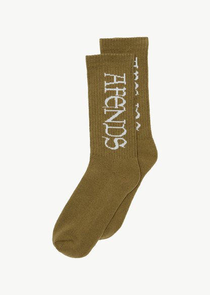 AFENDS Mens Seeing Double - Socks Two Pack - Multi