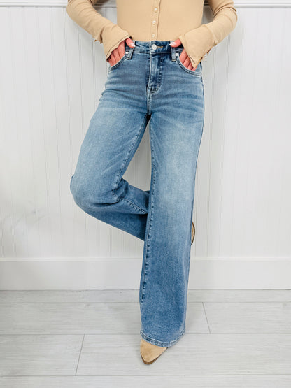 Fit Just Right Wide Leg Jeans With Tummy Control in Four Inseams