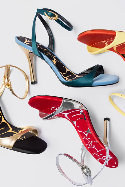 Freya Sandal Gold Leather