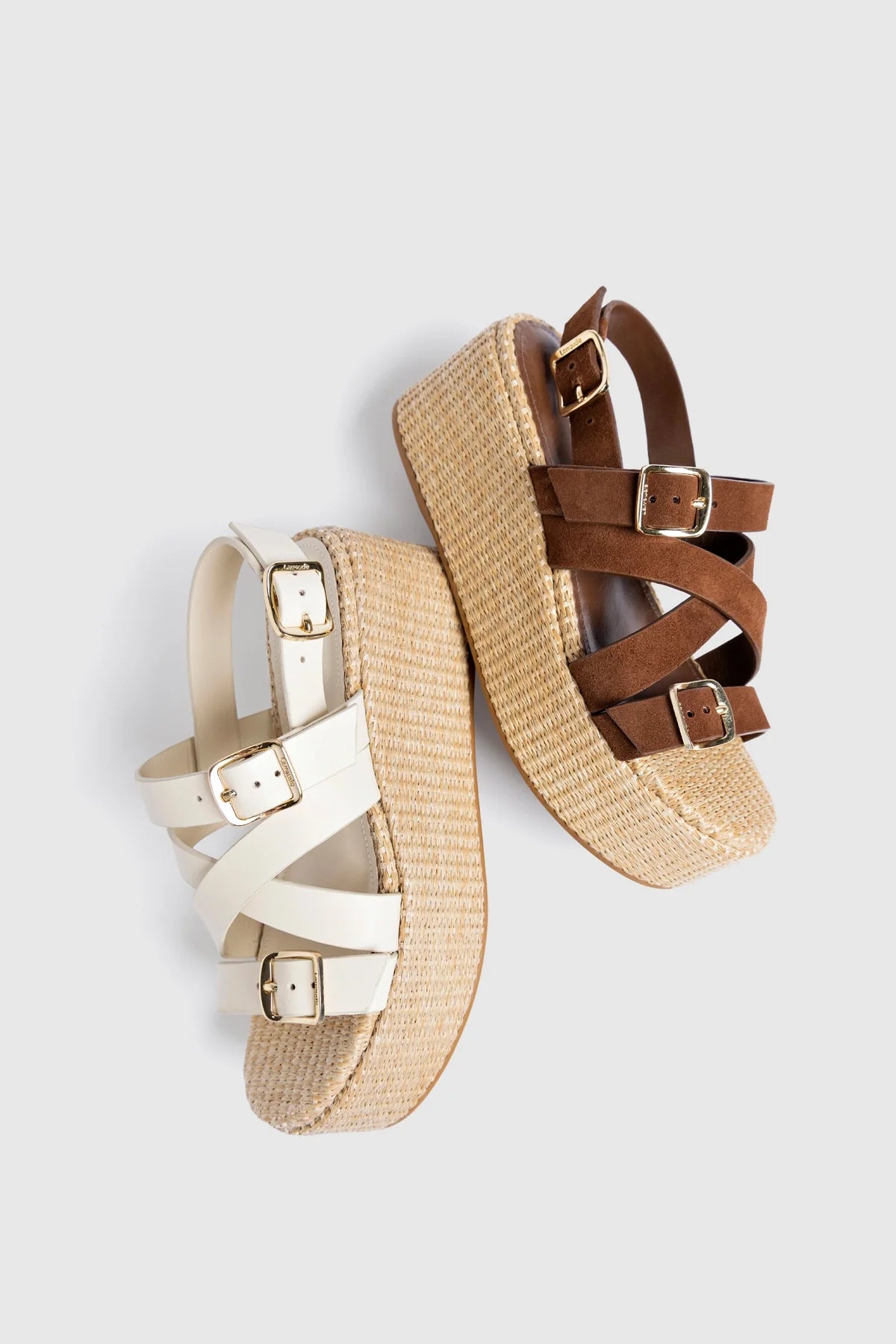 Patti Flatform Burnt Umber Suede