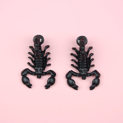 Black Scorpion 2 Piece Stud Earrings