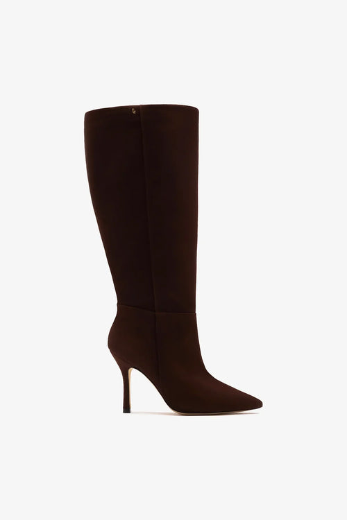 Kate Wide Boot Brown Suede