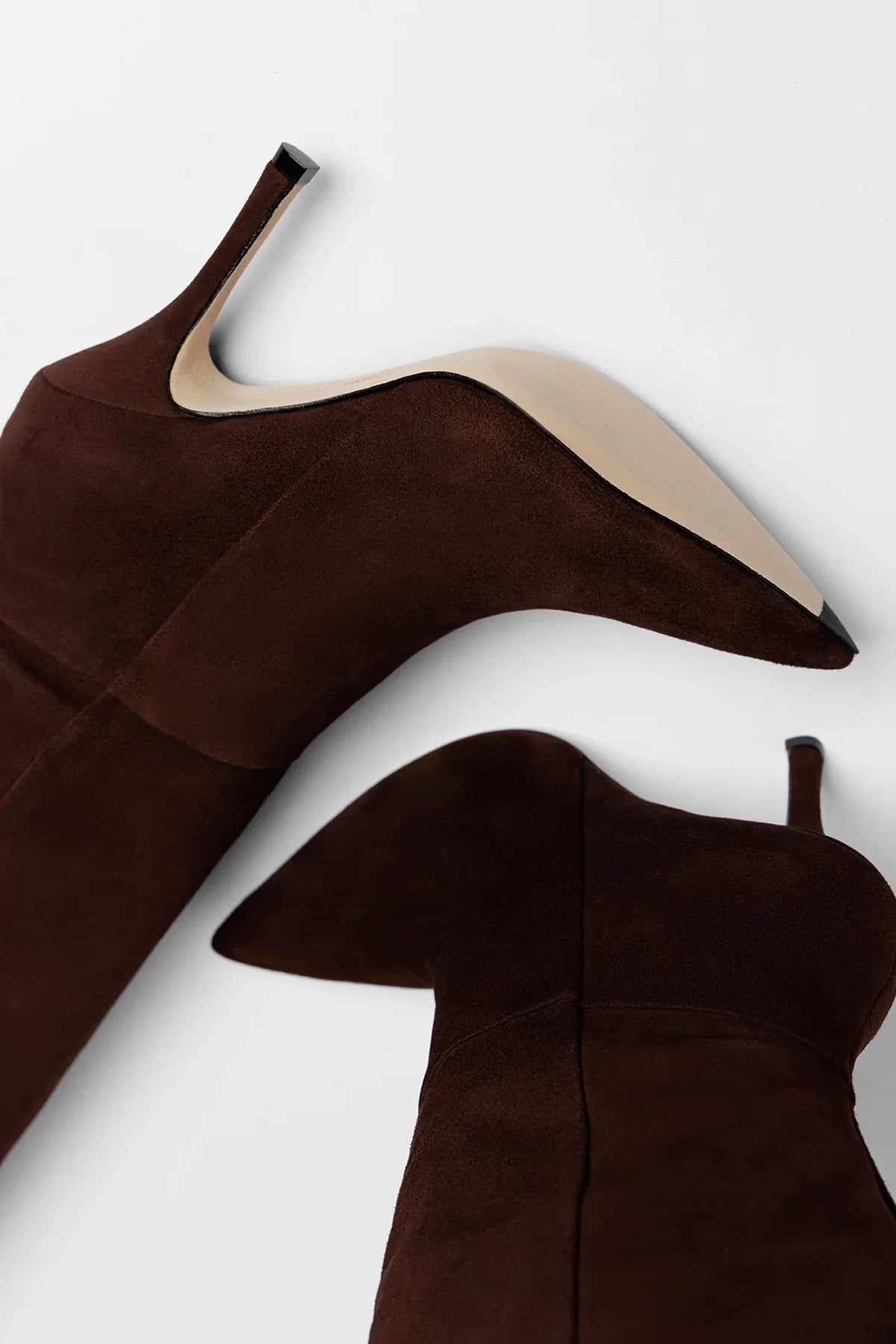 Kate Wide Boot Brown Suede