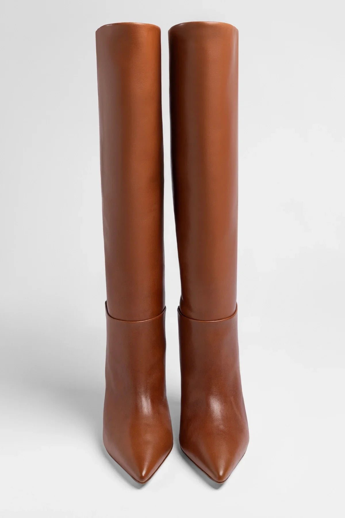 Kate Wide Boot Caramel Leather
