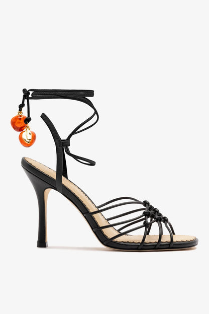 Carmen Sandal Black Leather