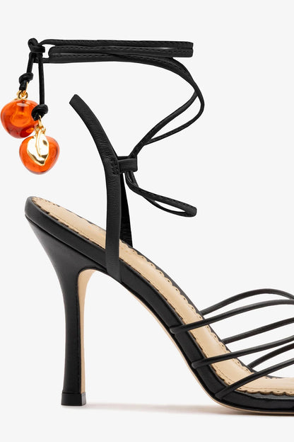 Carmen Sandal Black Leather