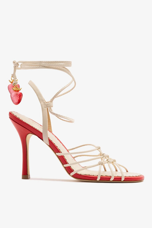 Carmen Sandal Ivory Leather