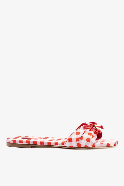 Bardot Flat Scarlet Printed Fabric
