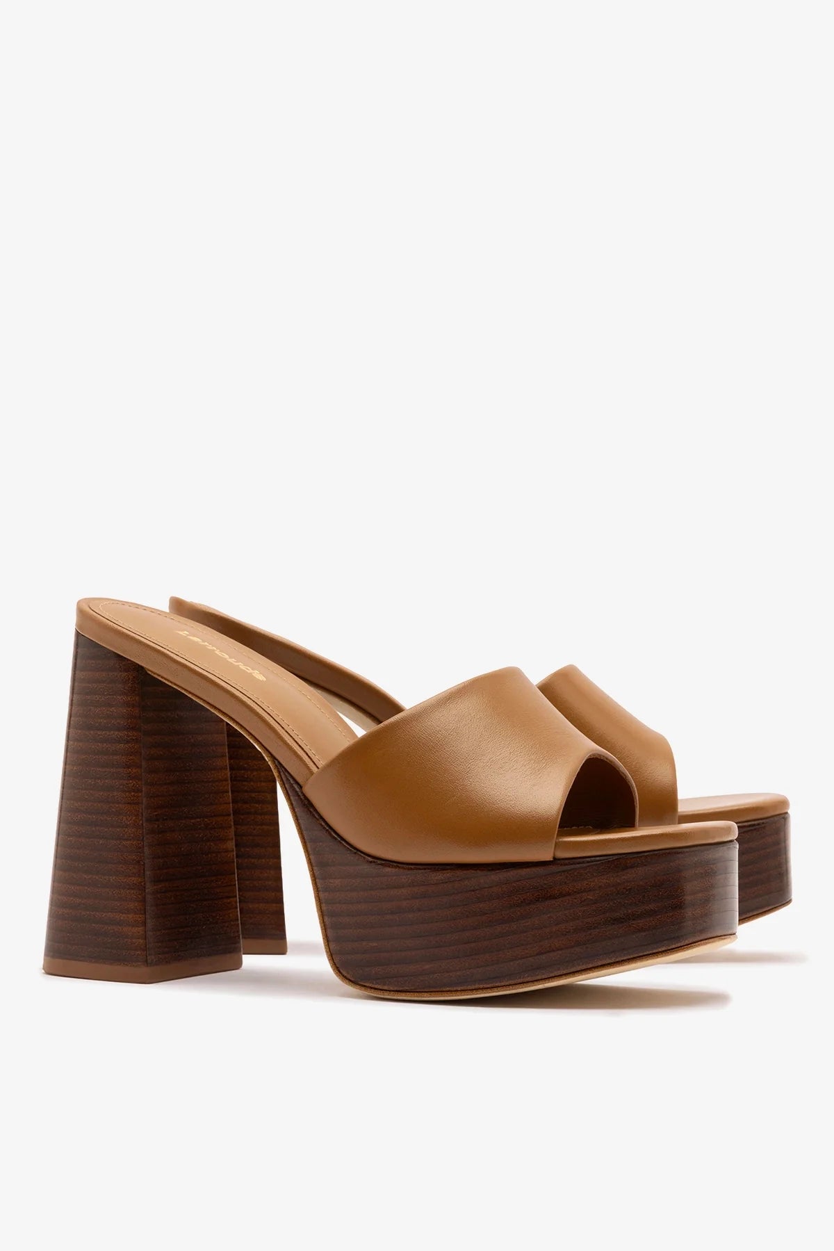 Dolly Mule Caramel Leather