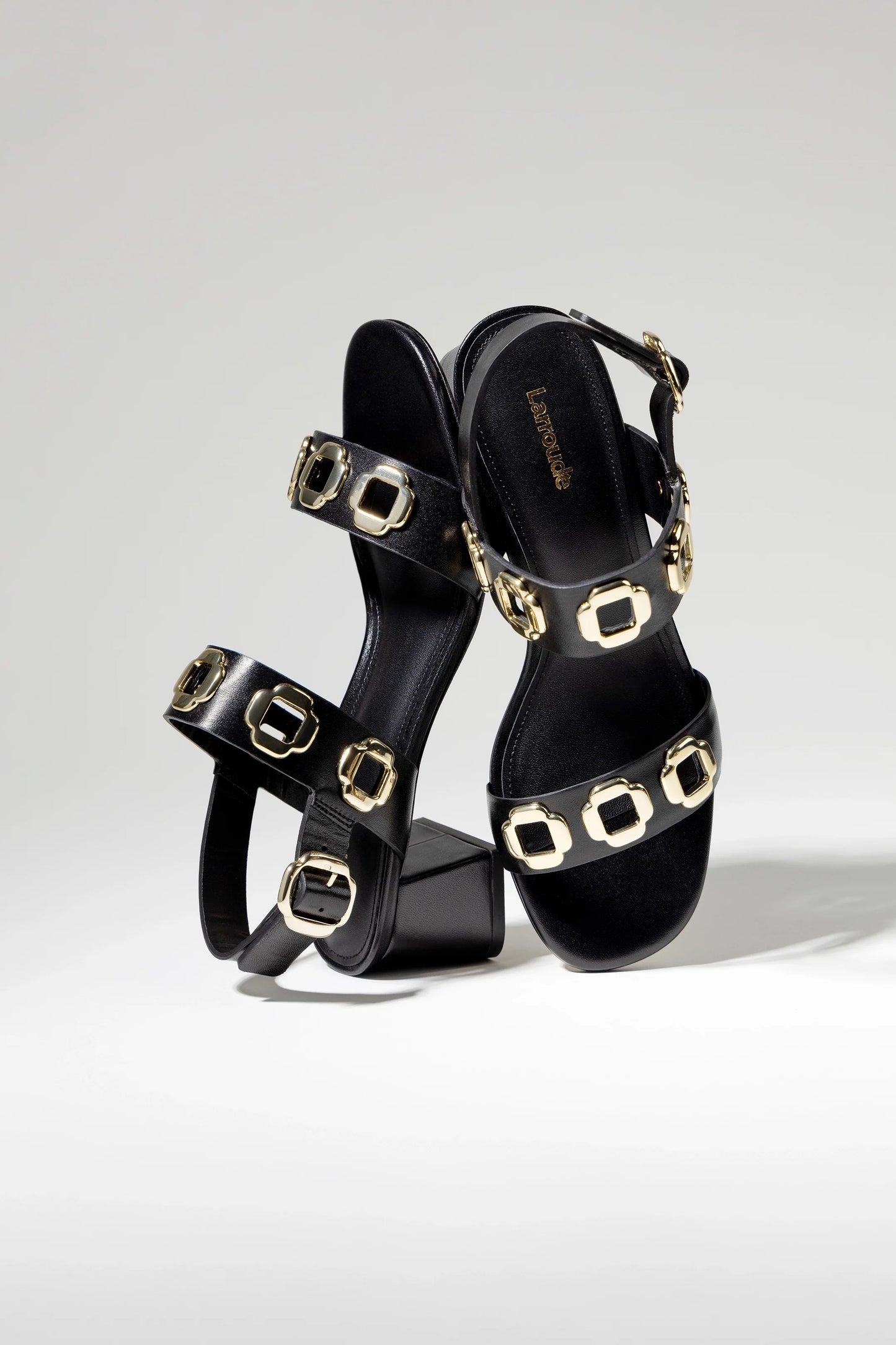 Milan Sandal In Black Leather
