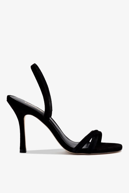 Annie Sandal In Black Suede