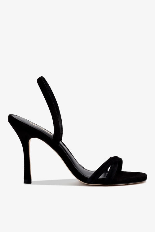 Annie Sandal In Black Suede