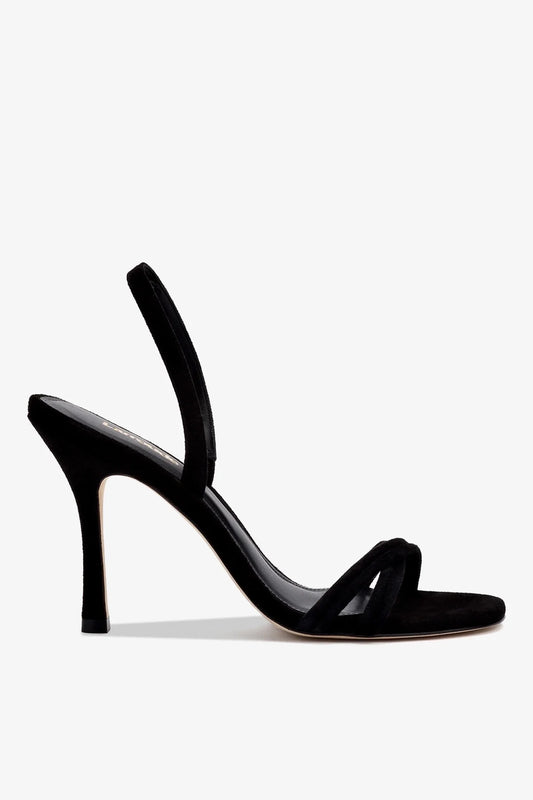 Annie Sandal In Black Suede